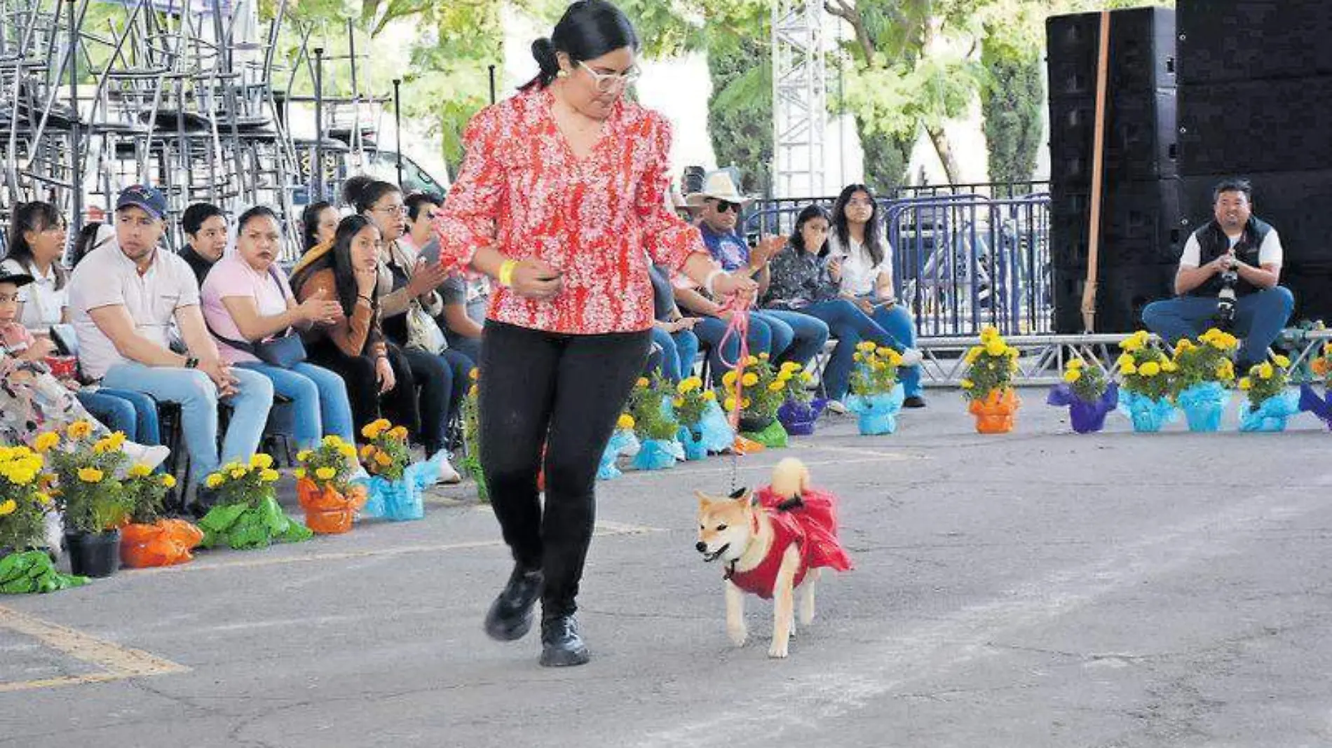 En la exposición canina articiparon l 30 ejemplares de 17 razas distintas césar rodríguez